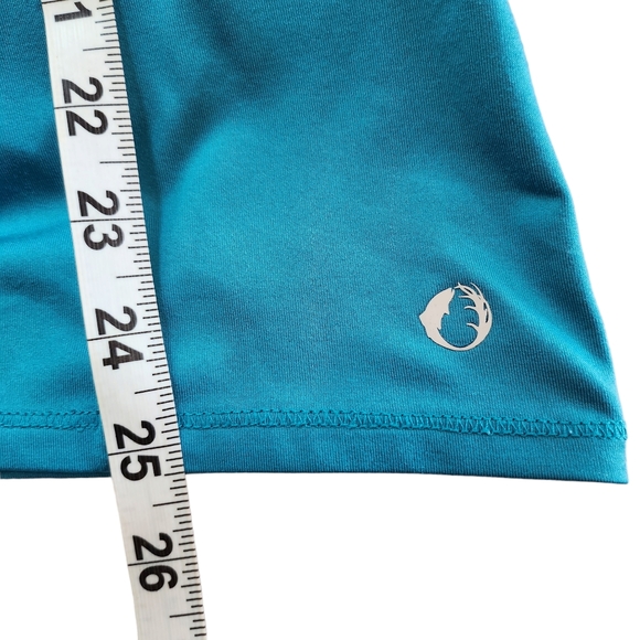 The American Outdoorsman for Women Aqua 1/2 Zip w/Thumbholes Size M A34 - Picture 4 of 5